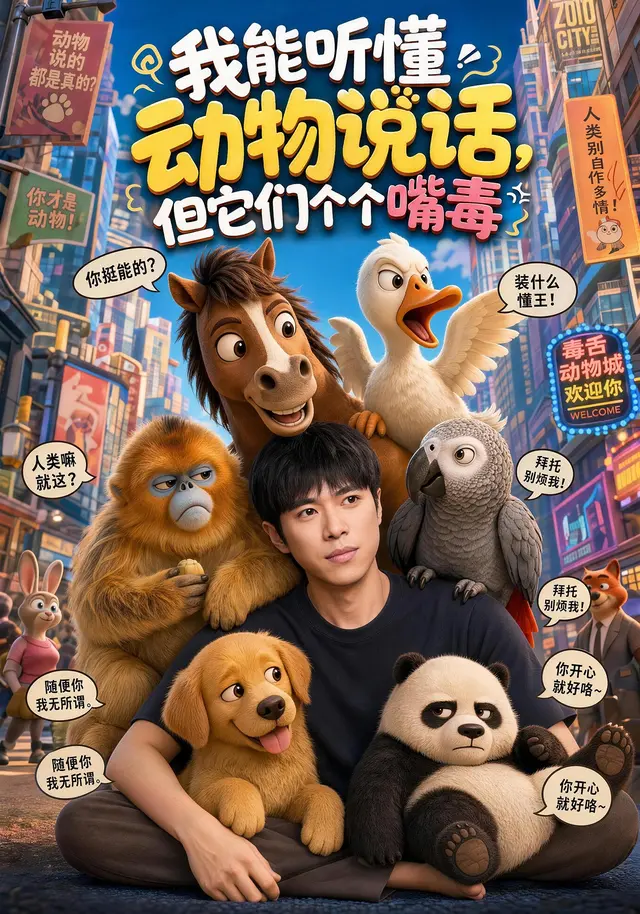 我能听懂动物说话,但它们个个嘴毒(89集全)金铄/马健勋