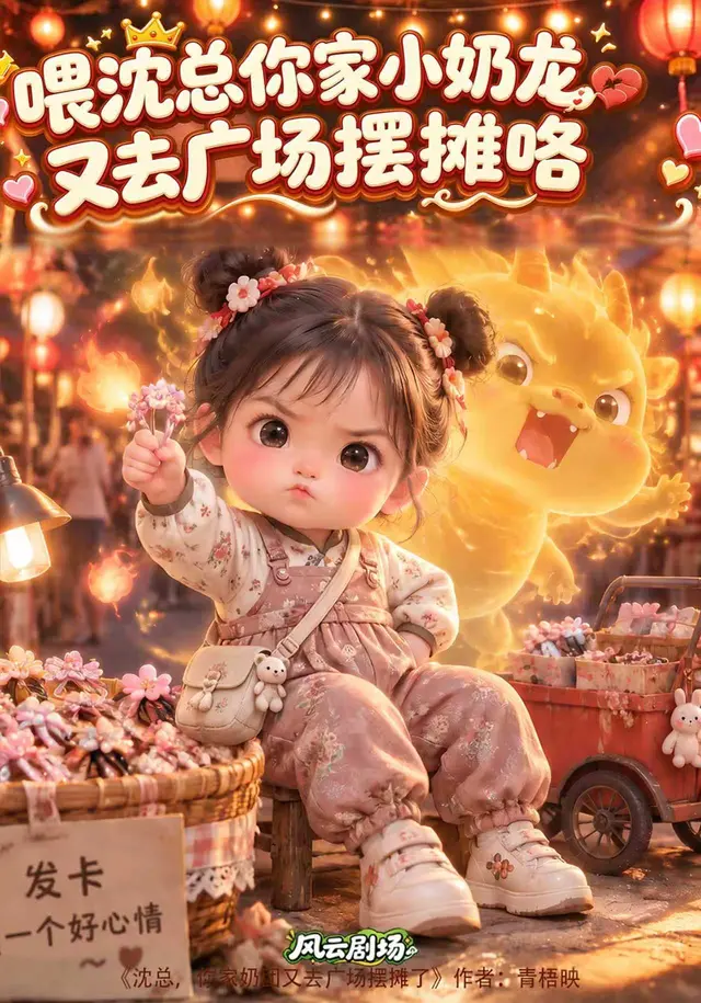 喂沈总你家小奶龙又去广场摆摊咯(253集全)AI短剧