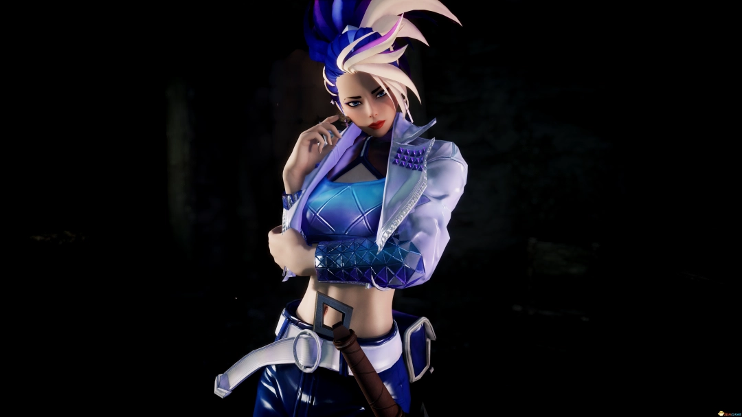 《上古卷轴5:天际重制版》KDA阿卡丽女随从MOD