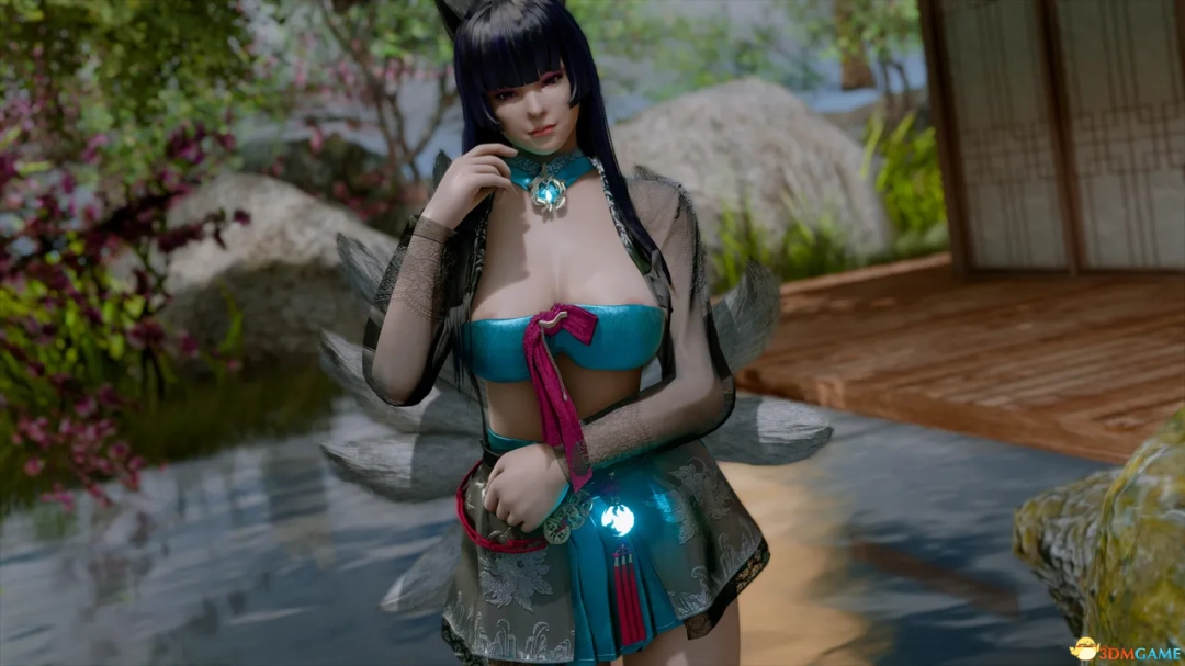 《上古卷轴5:天际重制版》第一后裔东方狐娘服饰MOD