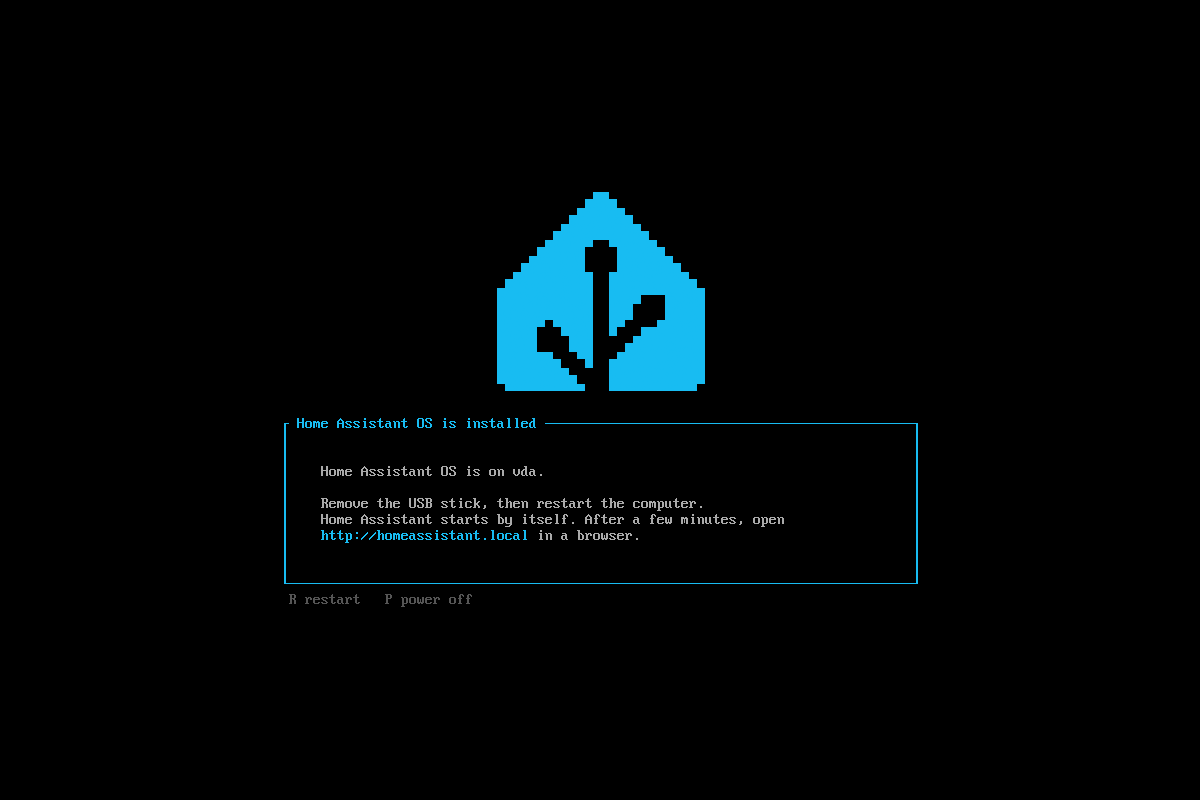Home Assistant 安装程序界面