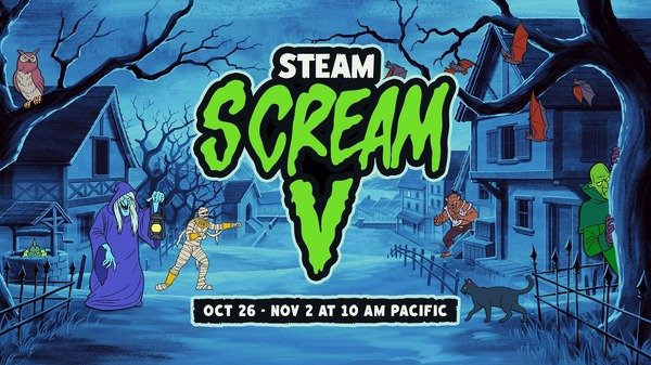 V社开启Steam尖叫游戏节5,多款恐怖游戏参与促销