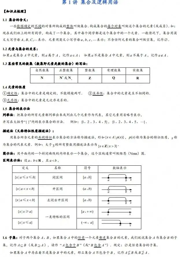 2026届秋季高一数学培优讲义（学生版）