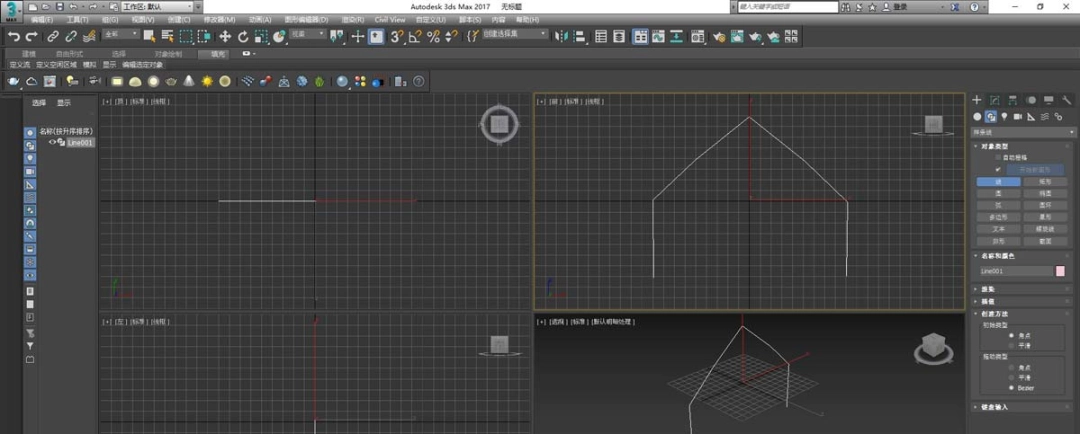 3dsMax怎么把线变圆滑